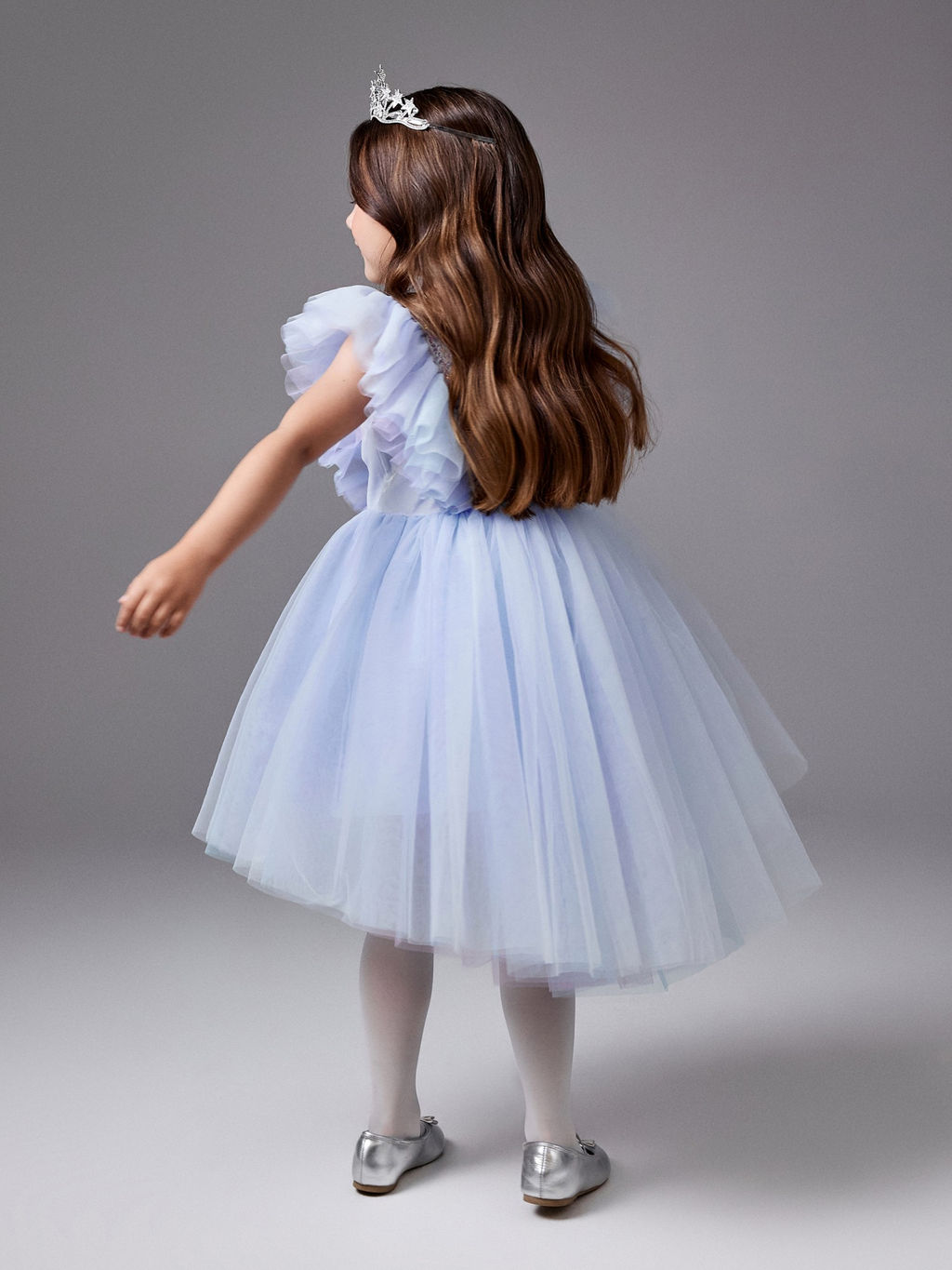 ACOOLA / Платье детское для девочек Merena голубой  фото 2
