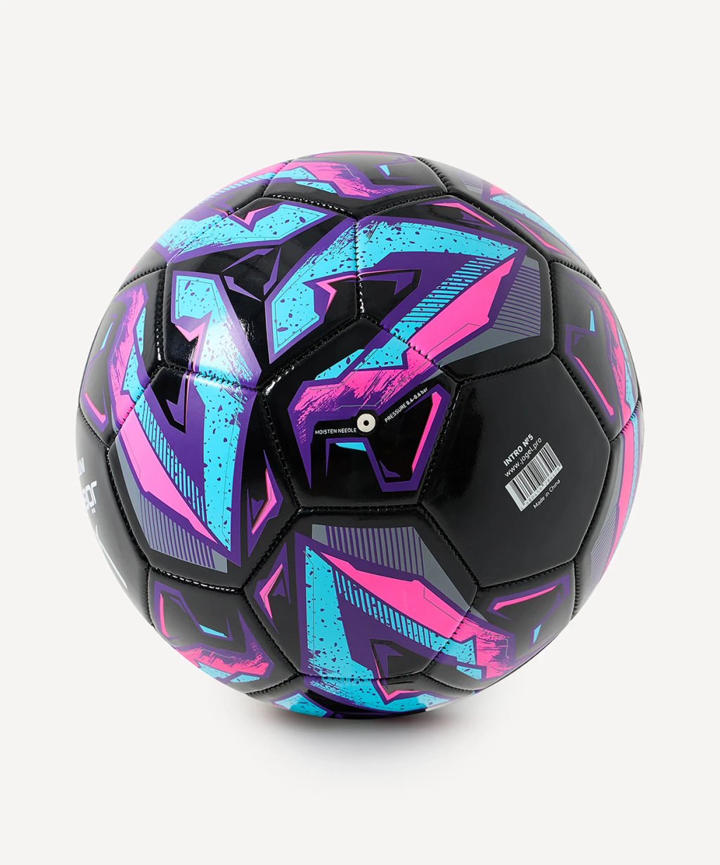 Мяч футбольный JOGEL Intro №5, черный