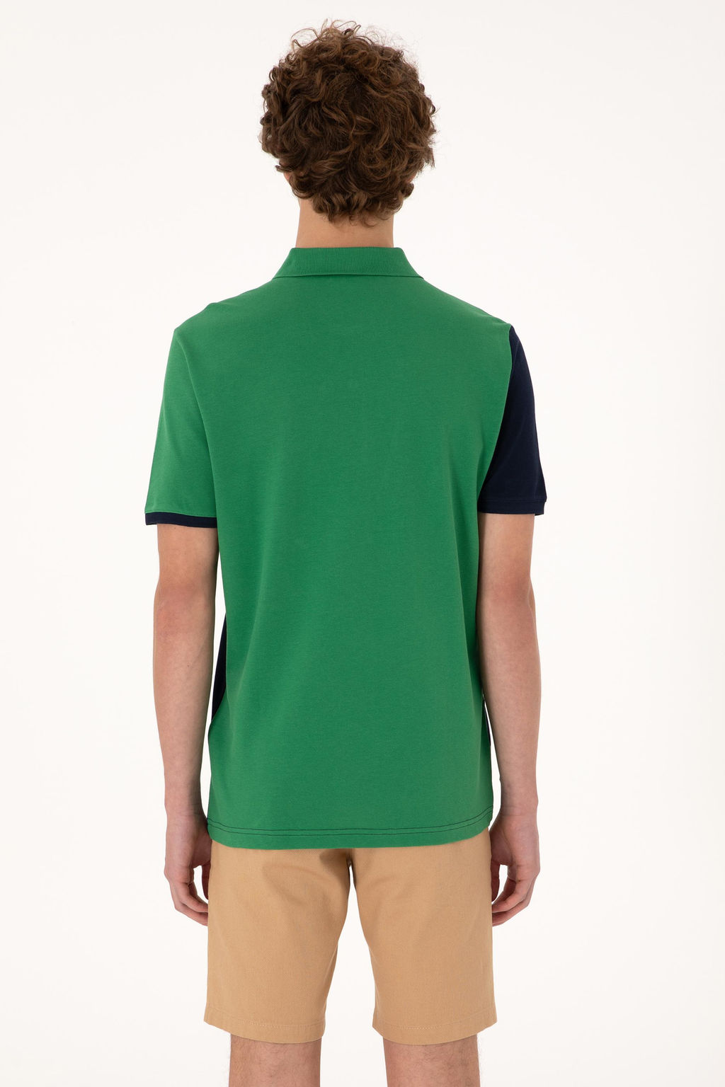 Erkek Regular Fit Polo Yaka Ye_il Ti__rt Sepette S_rpriz _ndirim - U.s. polo assn фото 5