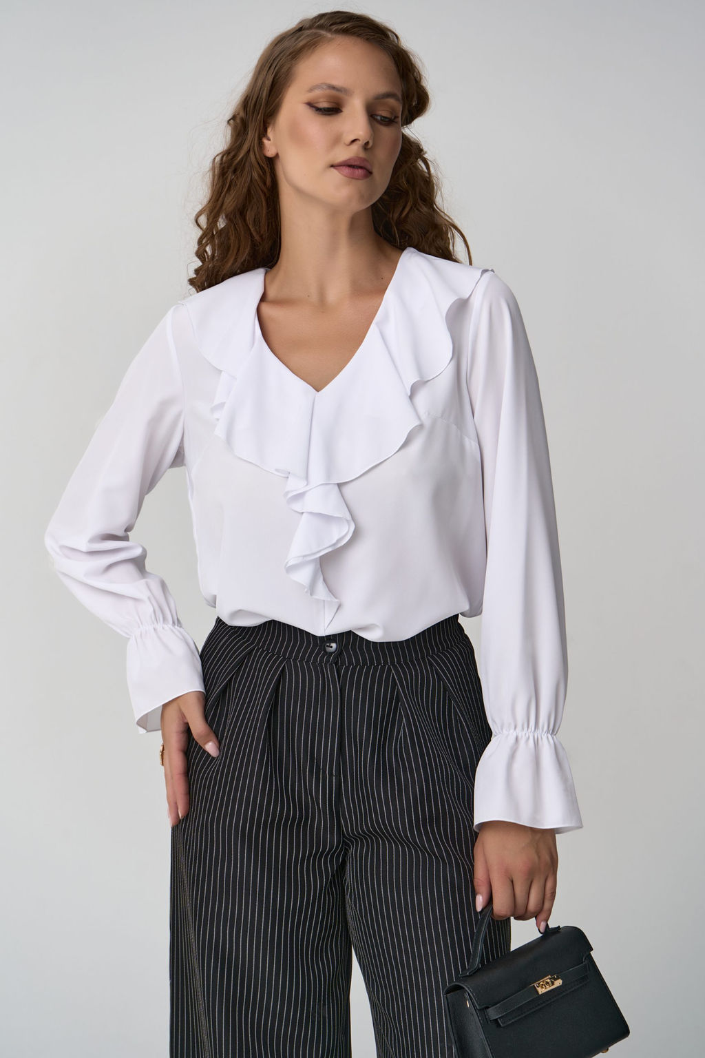 Блузка Мишель (белый) - Эльза фото 10