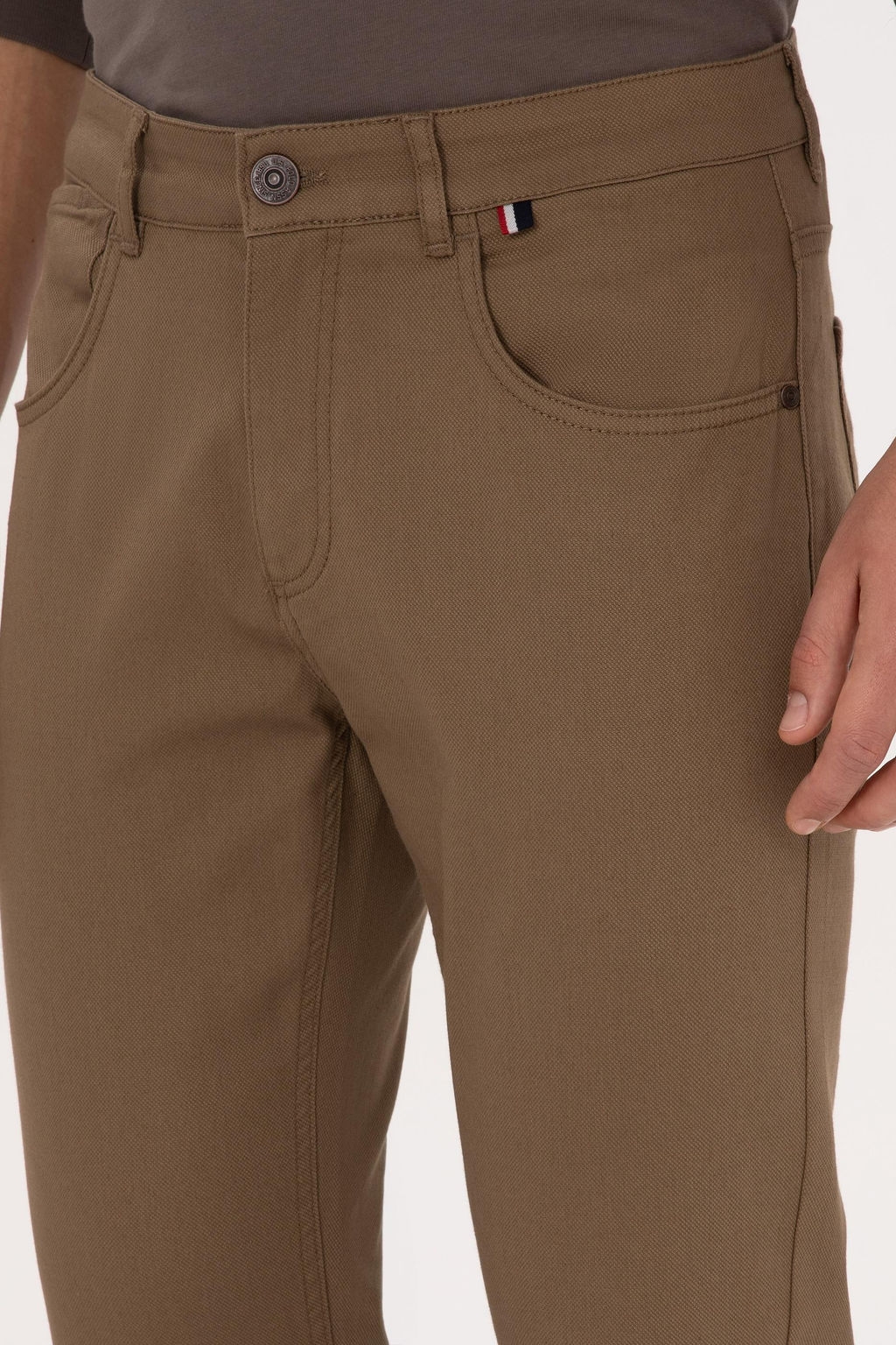 Erkek Haki Kanvas Pantolon - U.s. polo assn фото 5