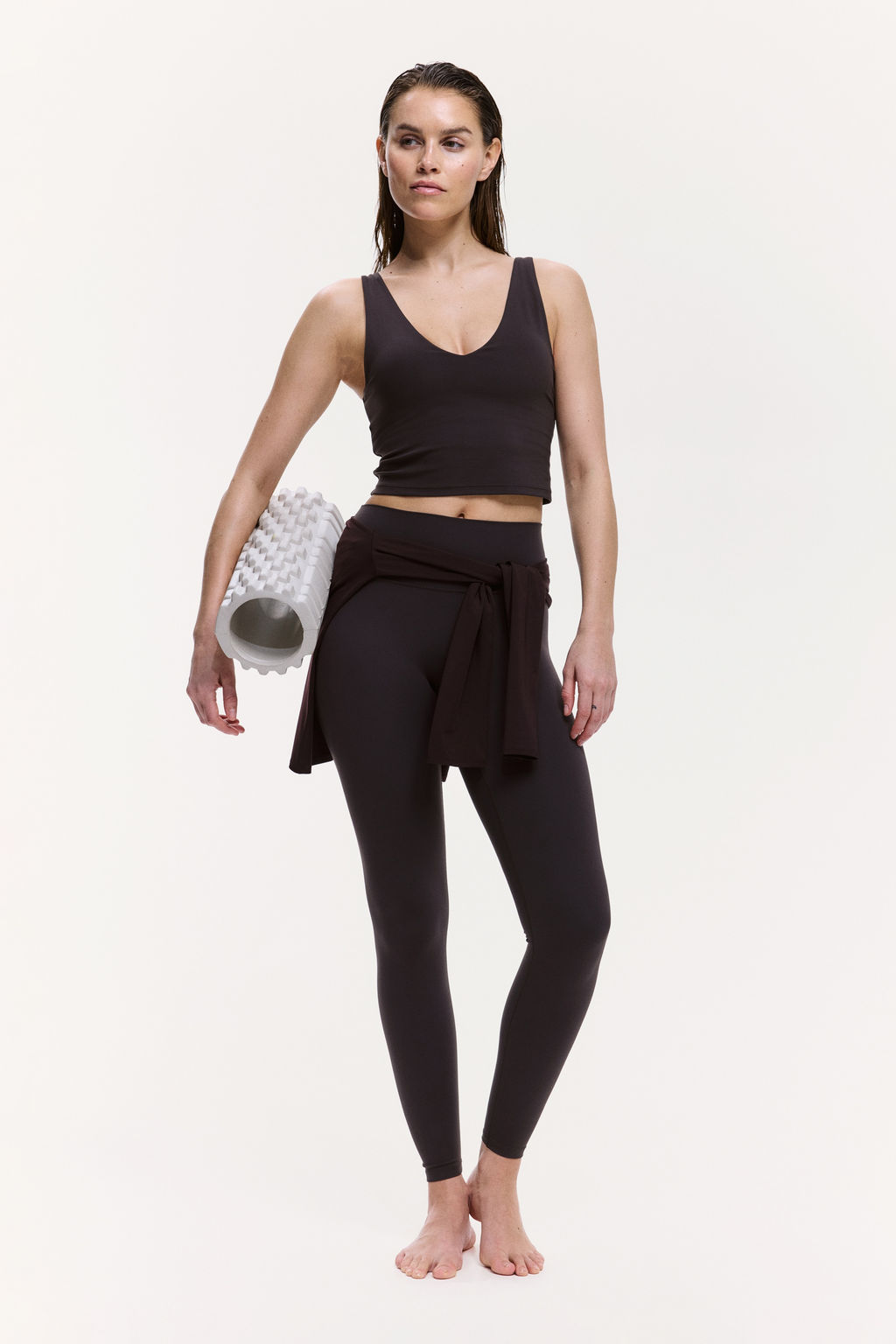 Top de deporte cropped con SoftMove - H&m фото 5