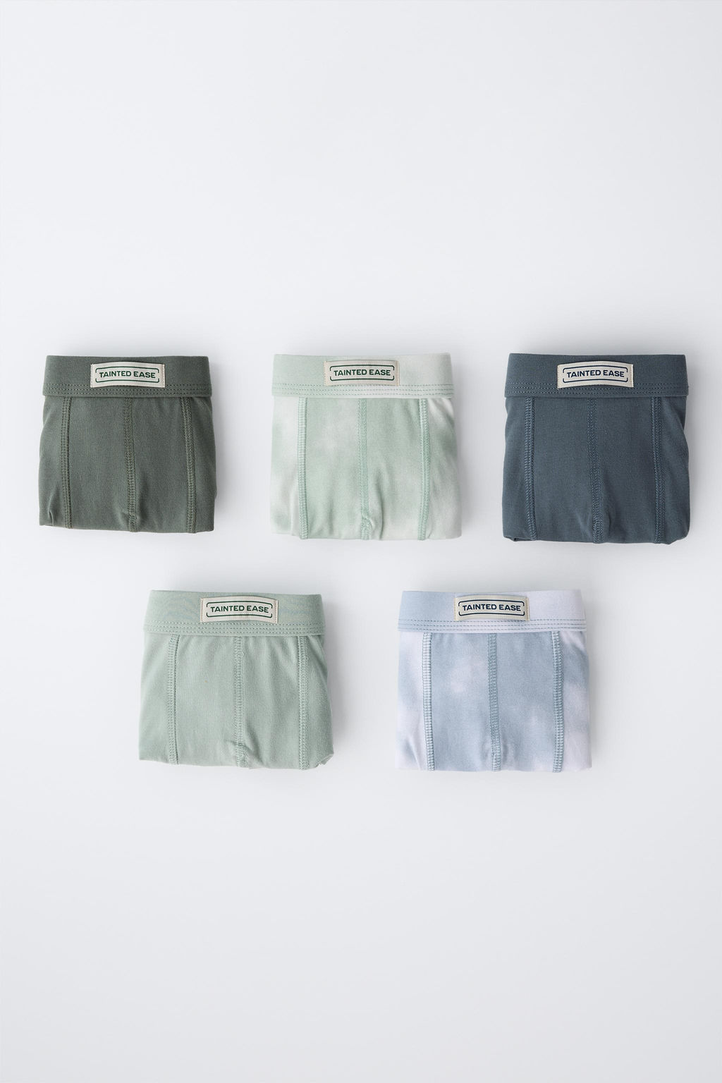 AGES 6-14/ FIVE-PACK OF TIE-DYE BOXERS WITH LABEL - Zara фото 5