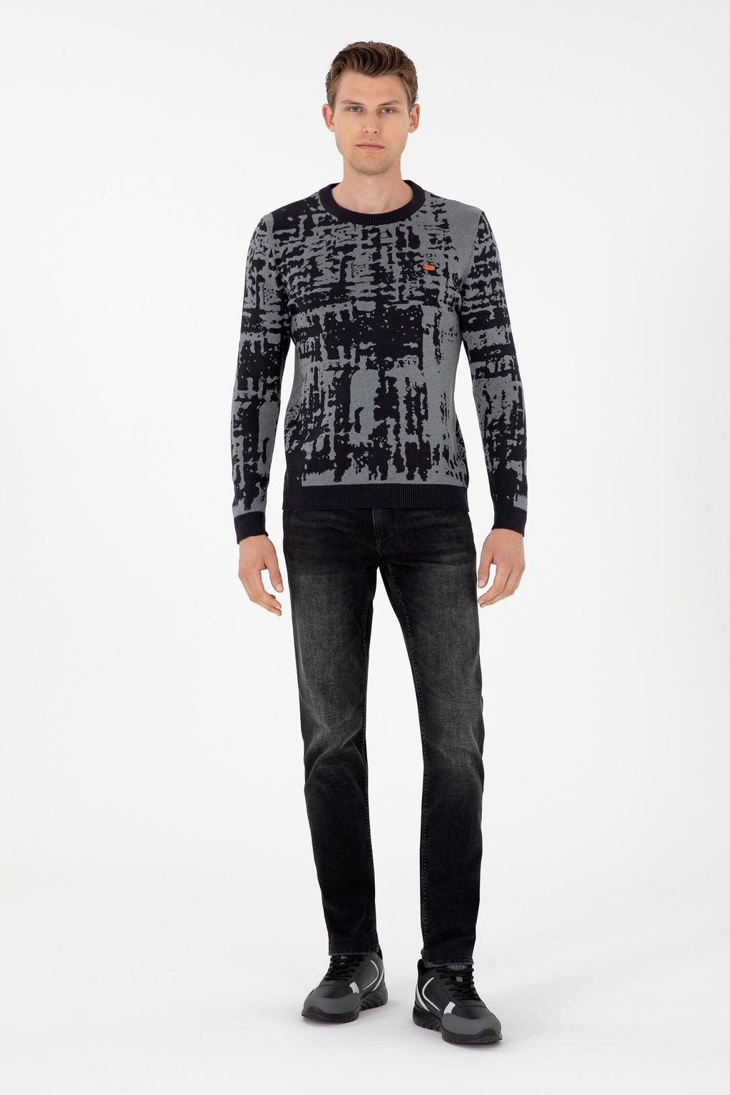 Мужской темно-синий свитер Неожиданная скидка в корзине - U.s. polo assn фото 4