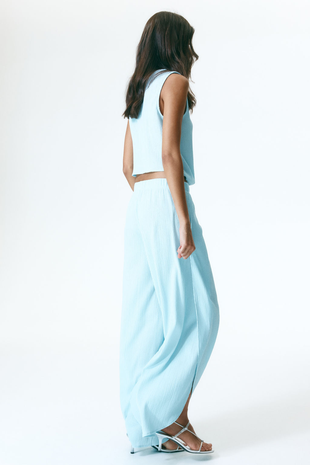 Pantal?n amplio con detalle cruzado - H&m фото 7