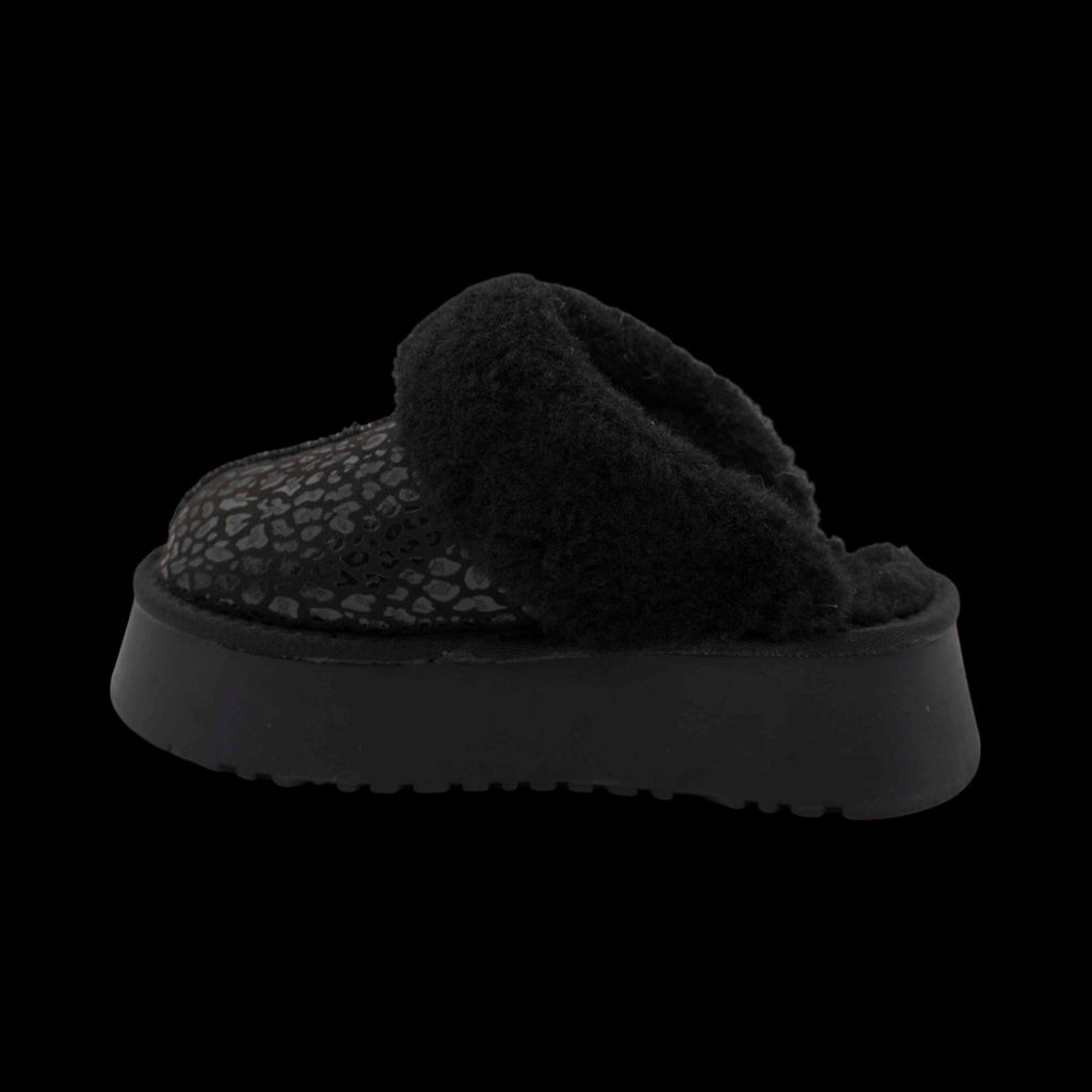 Тапочки на меху L159 черные