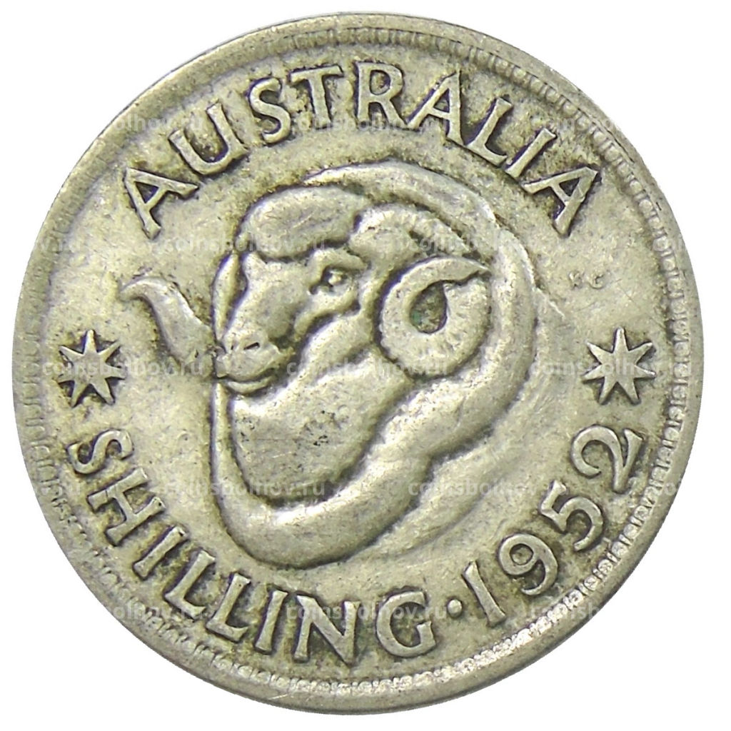 1 шиллинг 1952 года Австралия