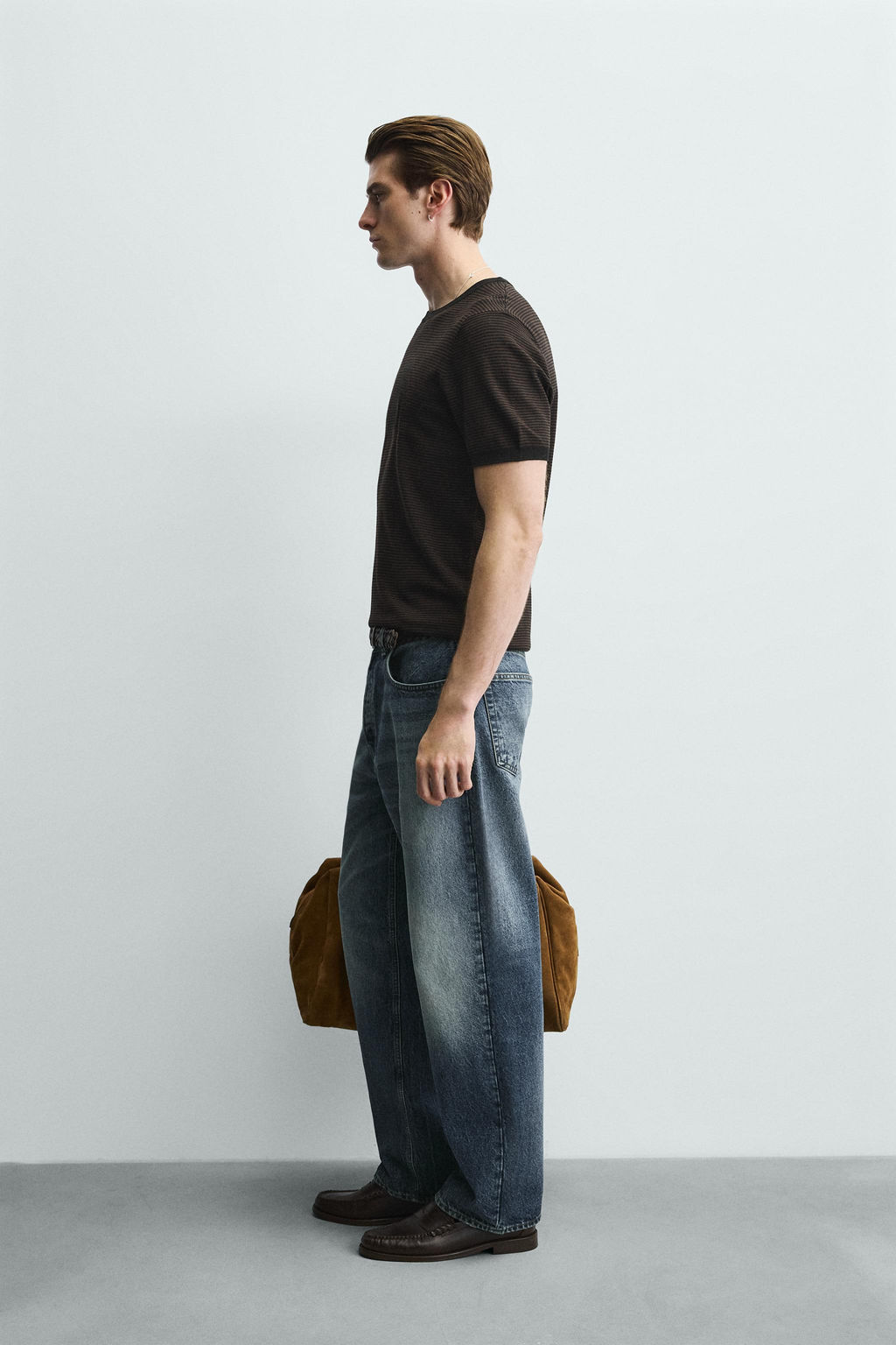 CAMISETA PUNTO MEZCLA VISCOSA / Rayas