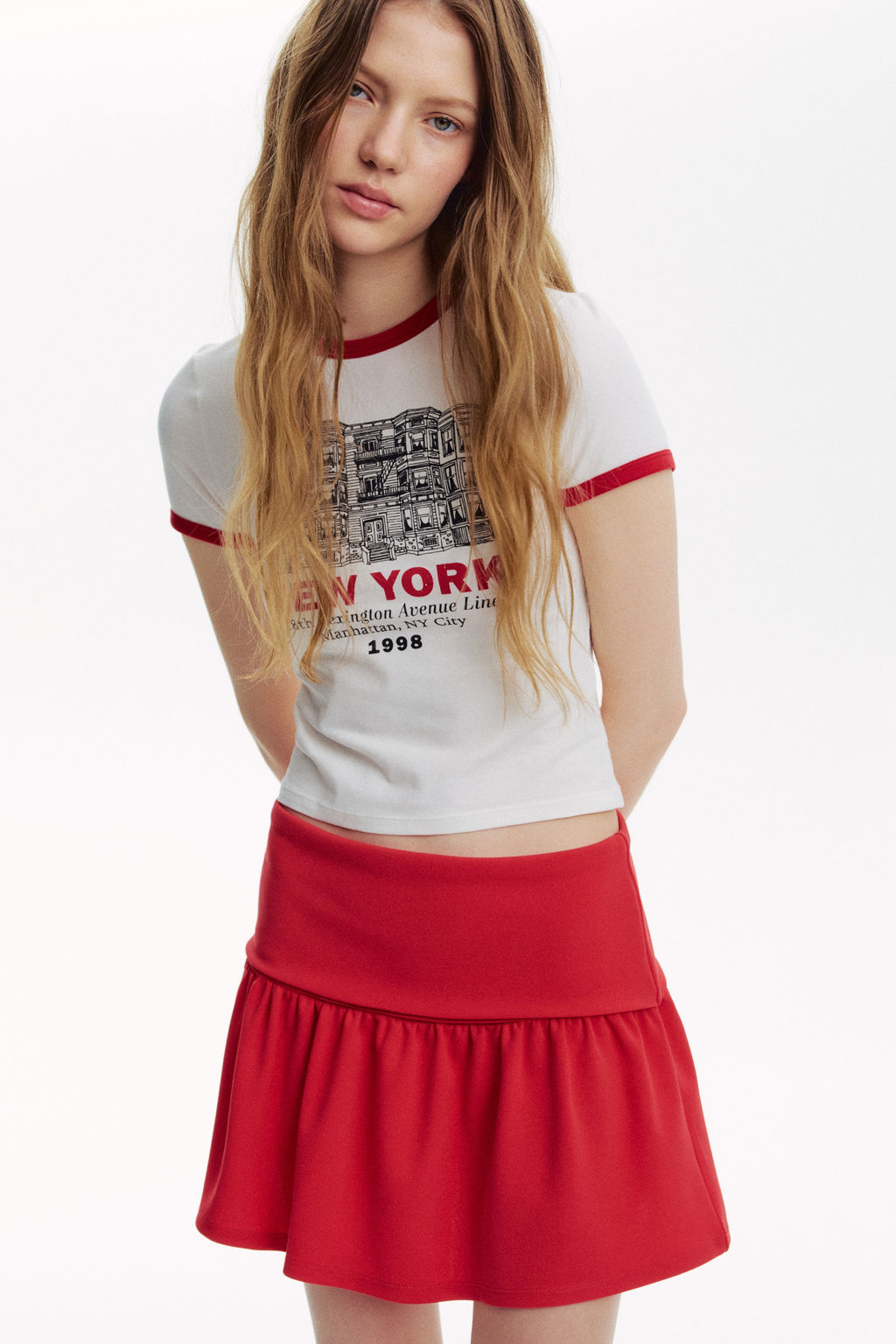 Falda de punto con vuelo - H&m фото 6