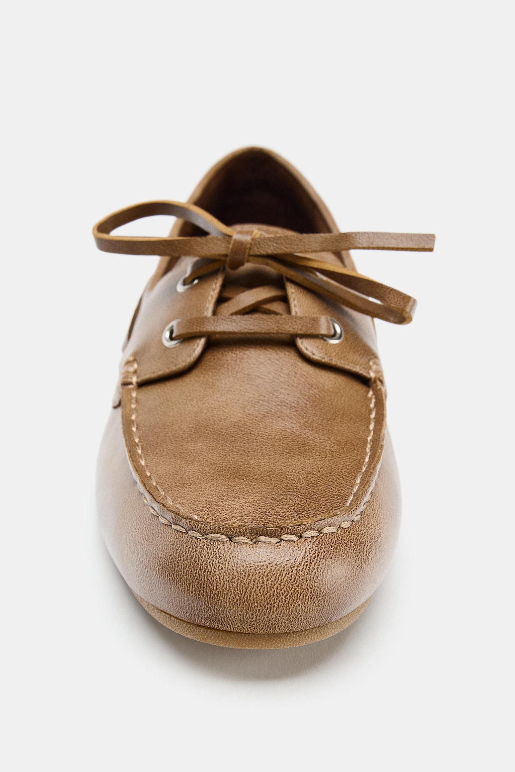 LACE-UP FLAT SHOES - Zara фото 9