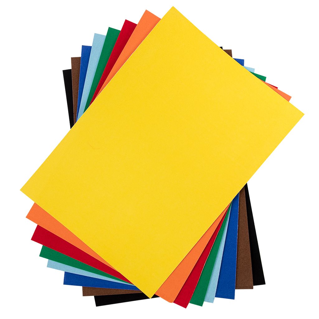 Лео Играй Картон цветной бархатный LPCB-04 220 г/м2 A4 21 х 29.7 см 8 л. 8 цв  фото 4