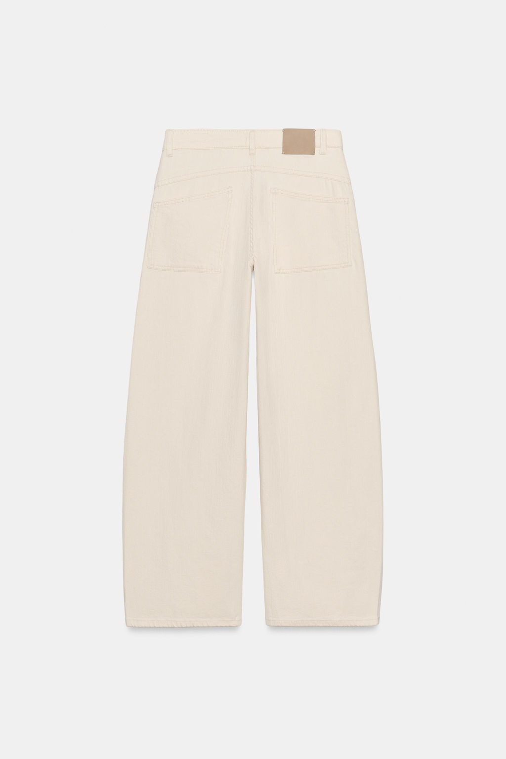 JEANS ZW COLLECTION LOOSE BARREL TIRO MEDIO / Crudo - Zara фото 11