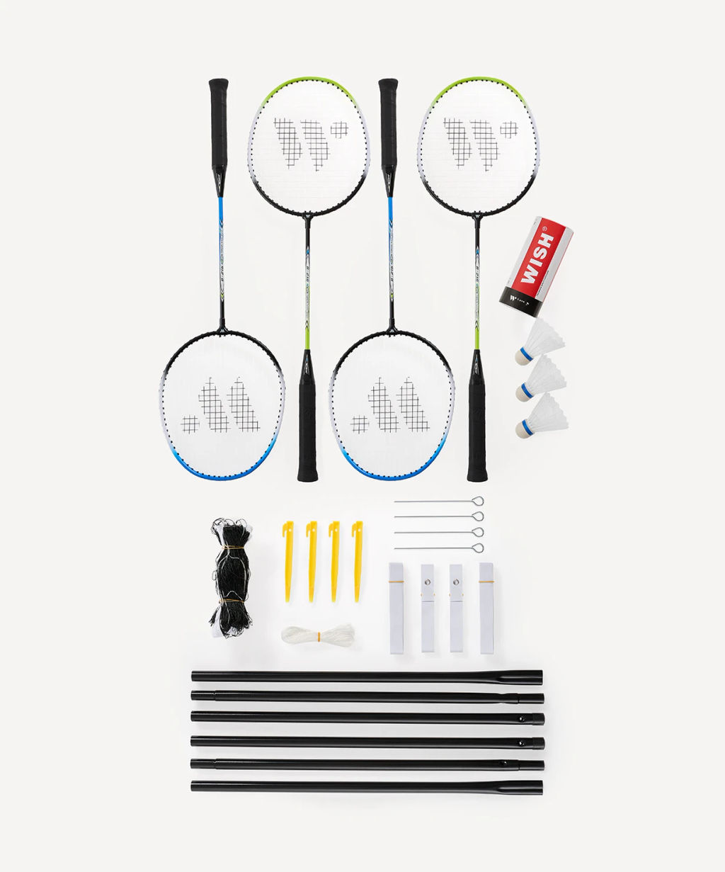 Набор для бадминтона WISH Family set 216, синий/зеленый