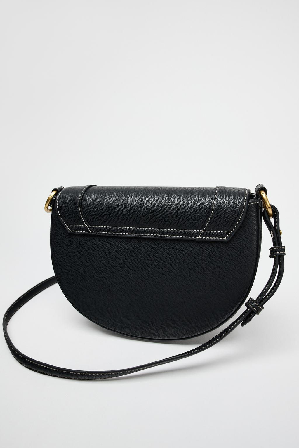 CONTRAST TOPSTITCHING CROSSBODY BAG - Zara фото 14