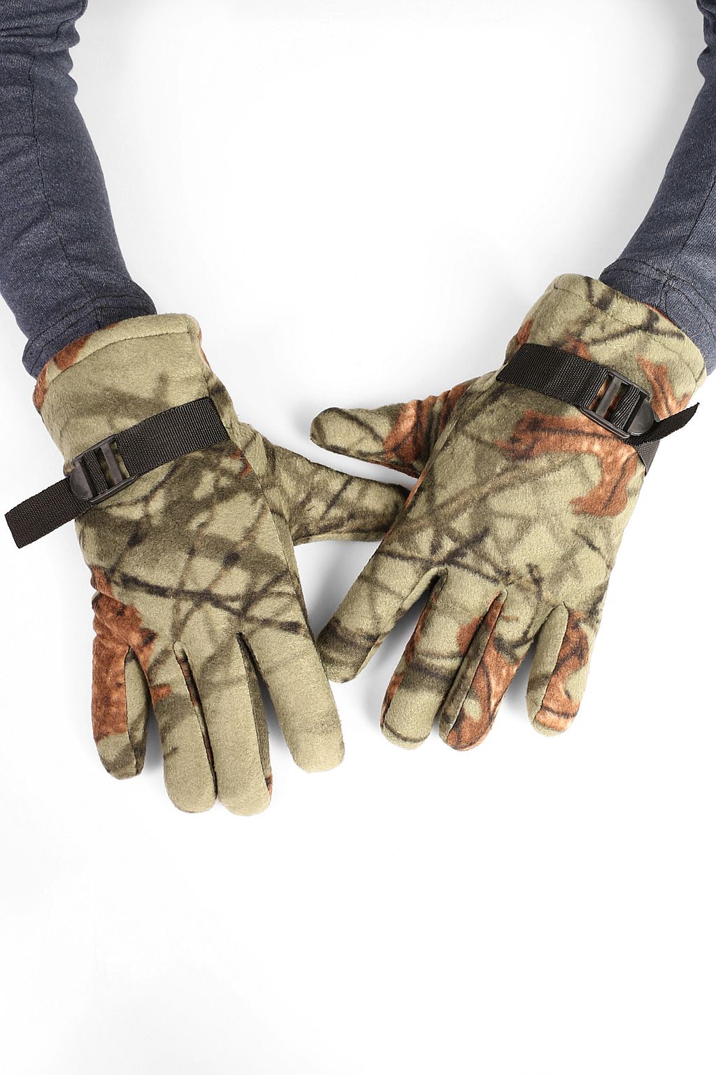 1А-33 А-108.С1 Перчатки мужские утепленные - Almond фото 2