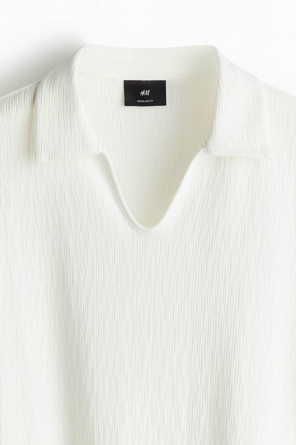 Camiseta con cuello Regular Fit - H&m фото 3