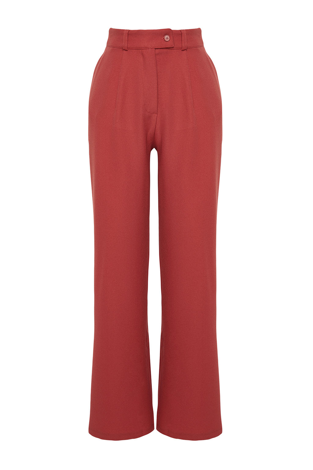 TRENDYOLMILLA Haki Wide Leg/Genis Paca Dokuma Kumas Pantolon TWOAW22PL0263  фото 28