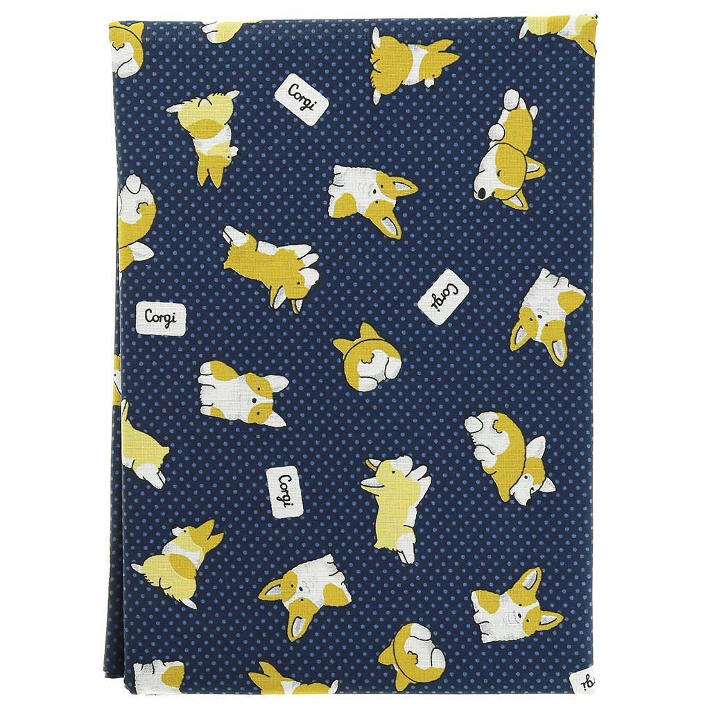 Пододеяльник на пуговицах Евро Макси "Корги" 240х215см, бязь "Комфорт" 121г/м2, хлопок 100%, упаковка "классическая" ПВХ 28х41см, "Домашняя мода" (Россия)