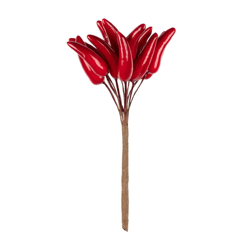 Blumentag VDD-27 Веточка декоративная Перчики 6 х 12 шт. 11 см 01