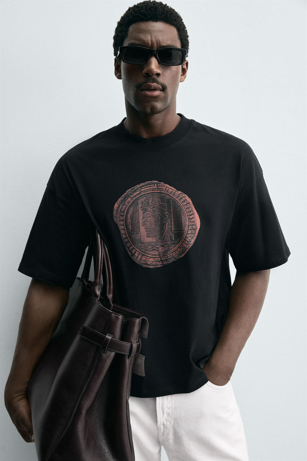 COIN PRINT T-SHIRT - Zara фото 5