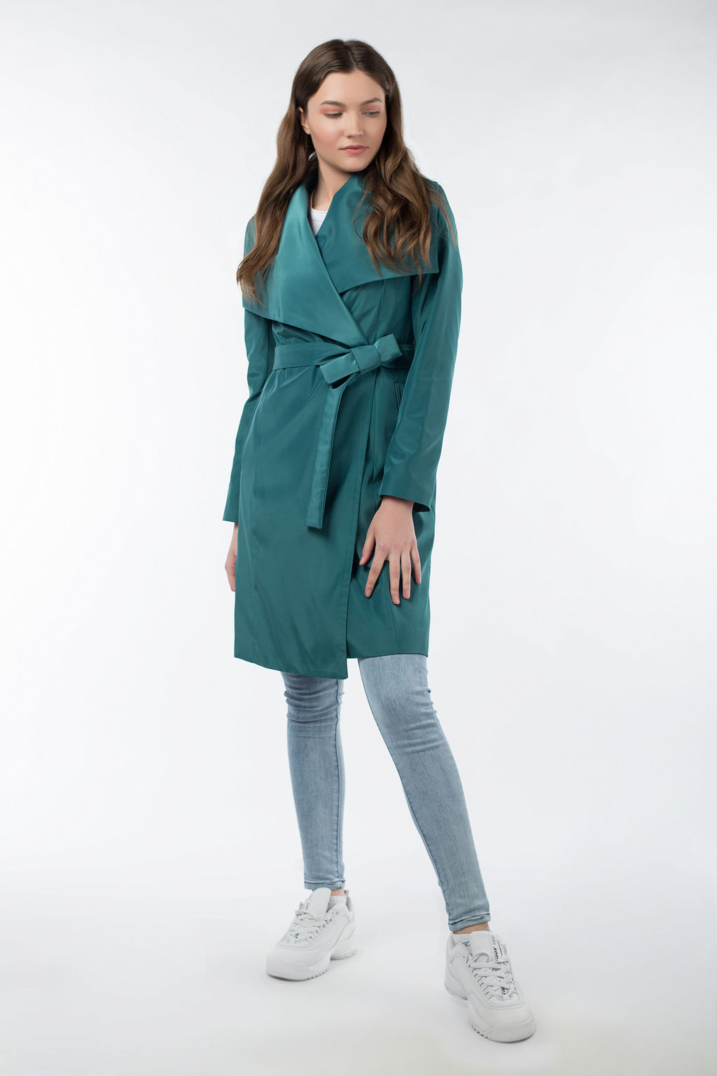 03-1867 Плащ женский (пояс) - El podio фото 2