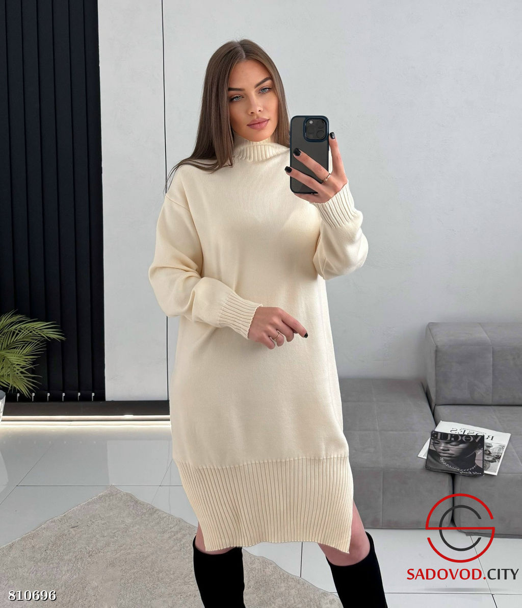 Вязаный свитер длинный - Bruno фото 2