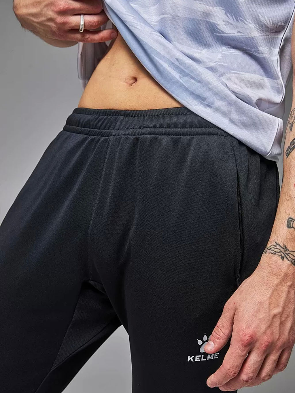 Брюки KELME Knitted Leg Trousers Black