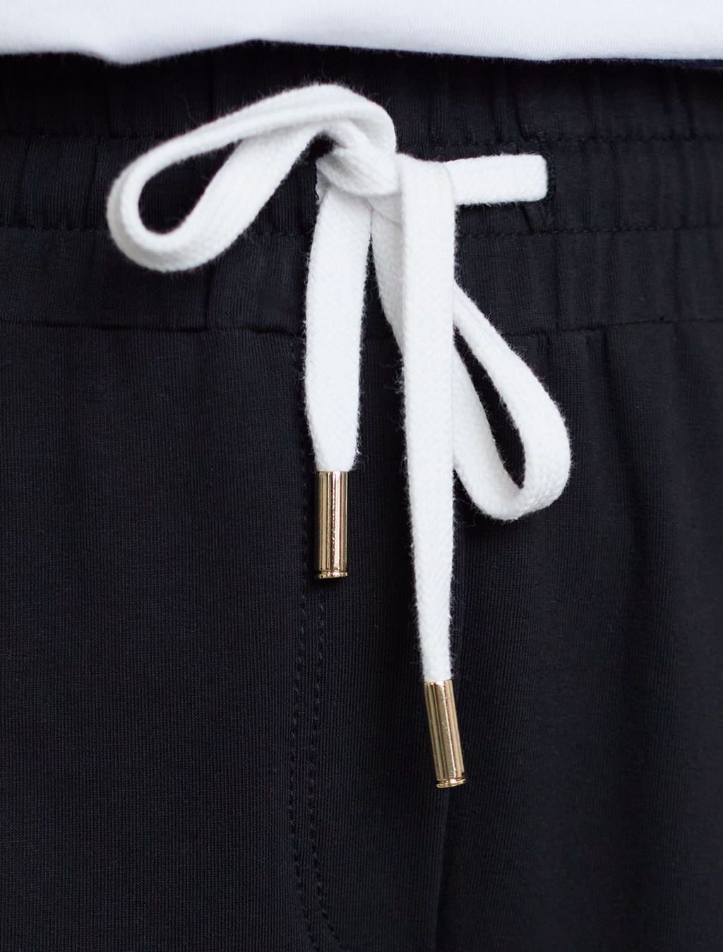 Прямые брюки с лампасами из эластичного футера двухнитки без начеса - Vilatte фото 6