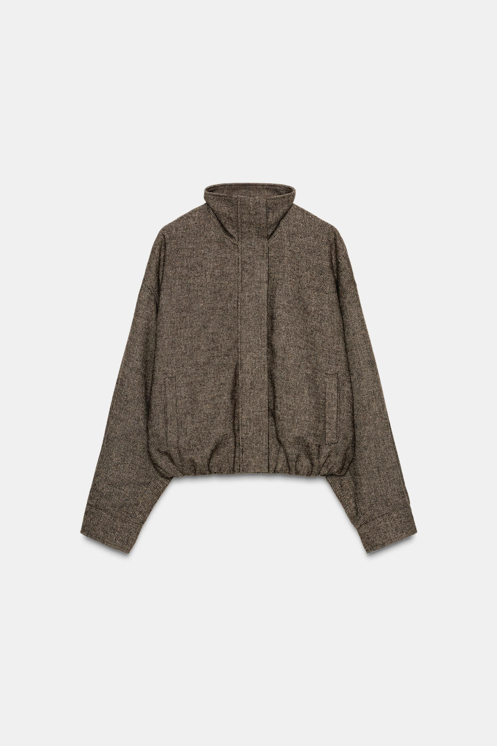 HERRINGBONE WOOL BLEND JACKET - Zara фото 6