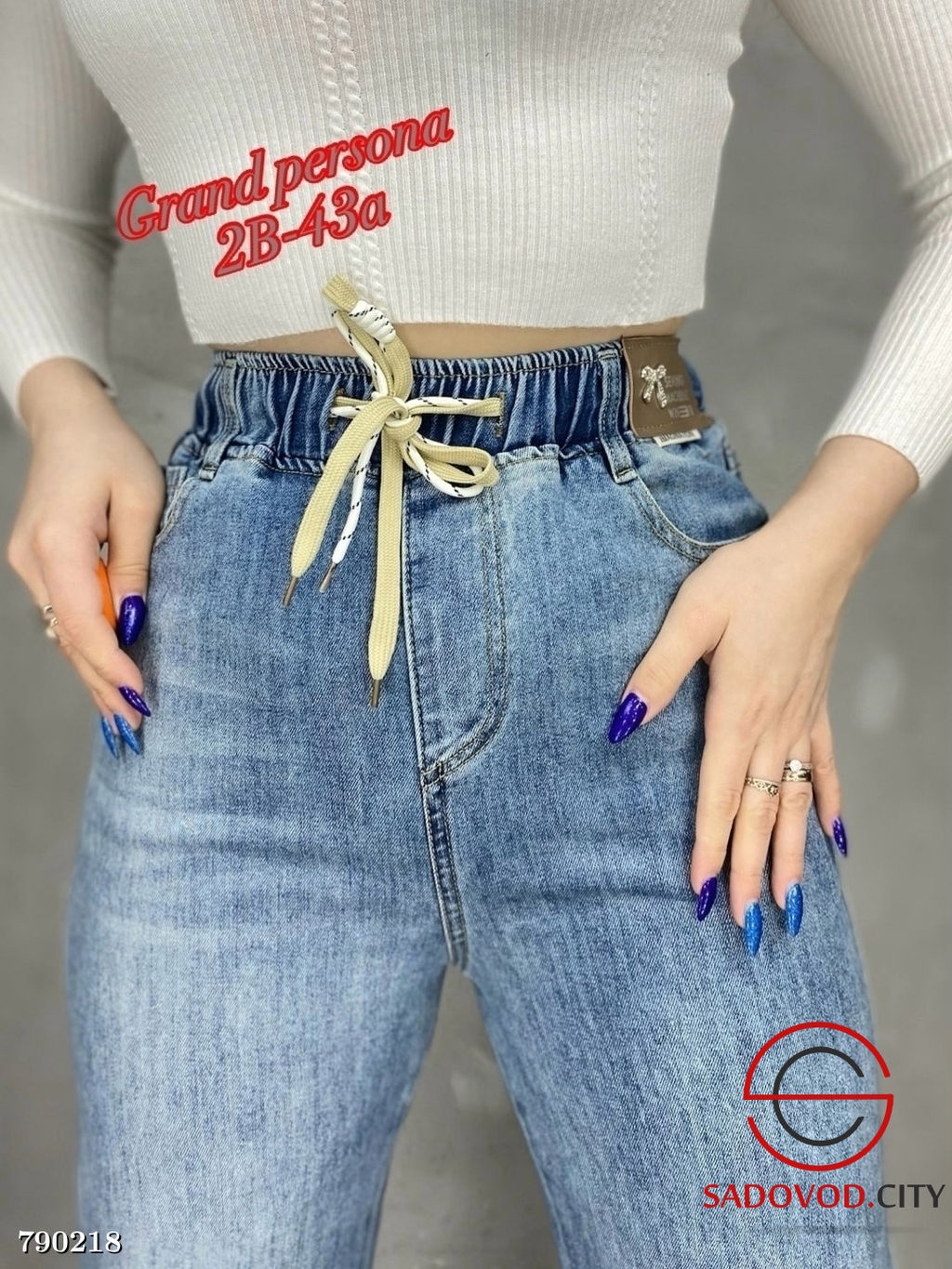 Женские джинсы на резинке - Bruno фото 3