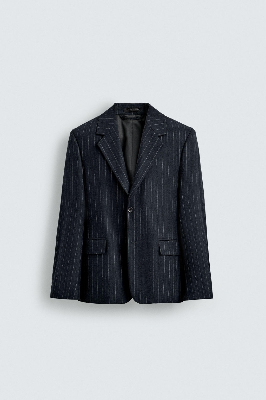 STRIPED FLANNEL BLAZER - Zara фото 6
