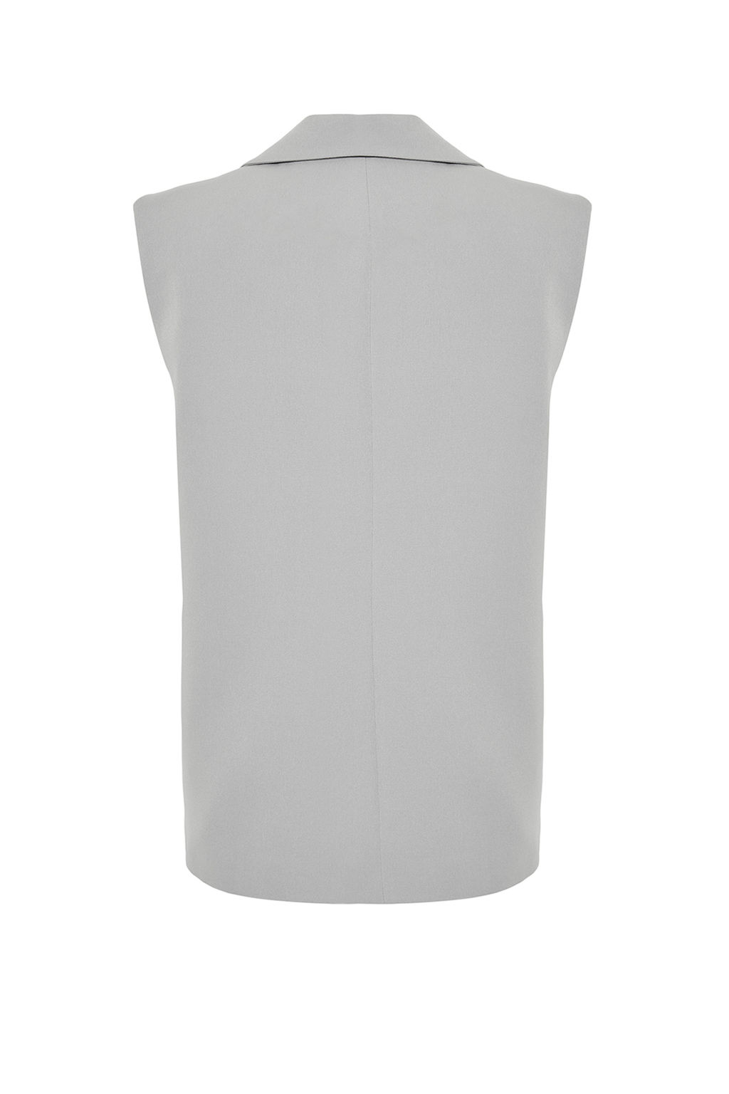 TRENDYOLMILLA Gri Regular Vatkal? Dokuma Yelek TWOSS24YE00018  фото 7