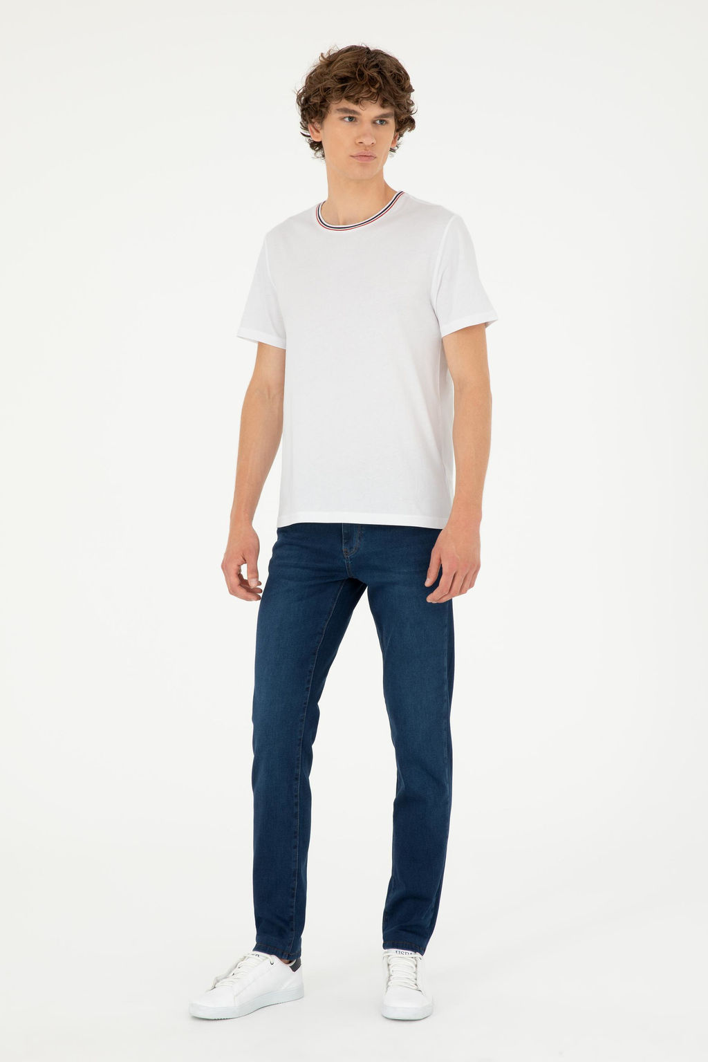 Мужская белая футболка Неожиданная скидка в корзине - U.s. polo assn фото 4