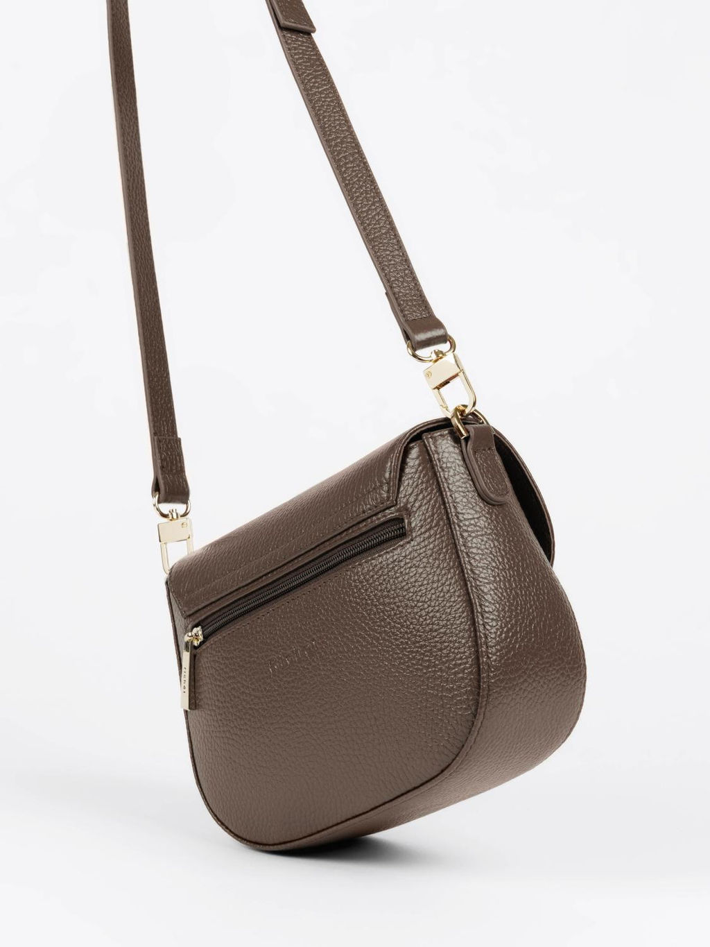 Женская кожаная сумка Richet 3292LG 251 Тауп