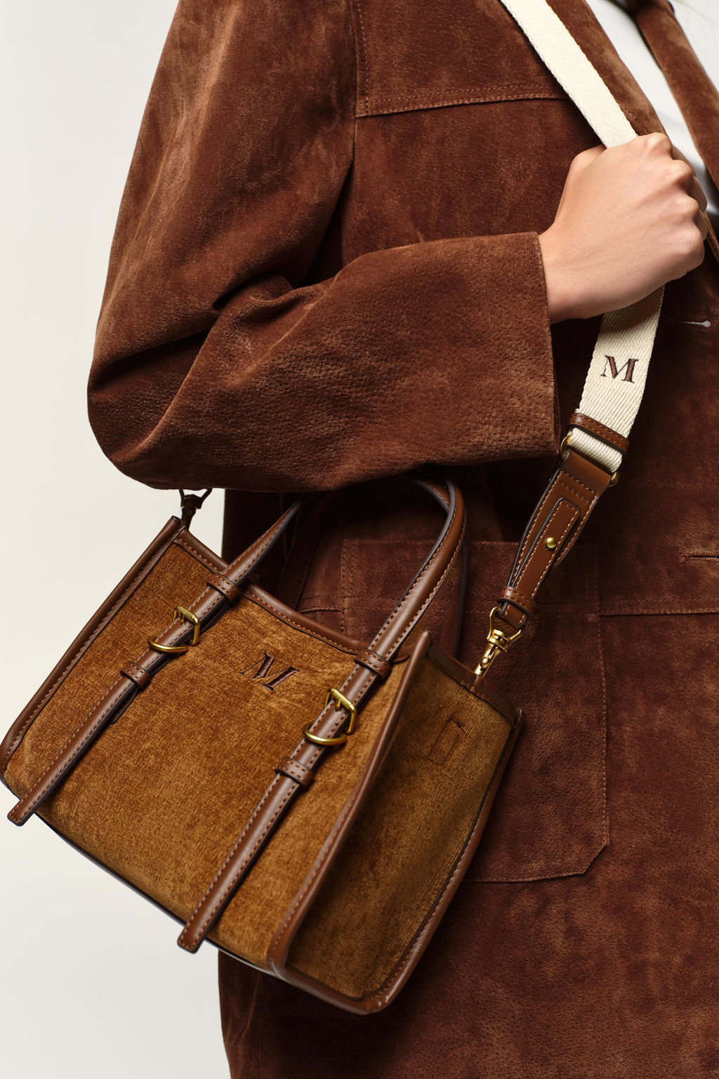 CORDUROY MINI TOTE BAG - Zara фото 2