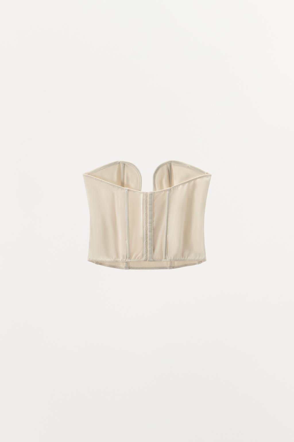 VISCOSE CORSET WITH METAL PIECE - Zara фото 2