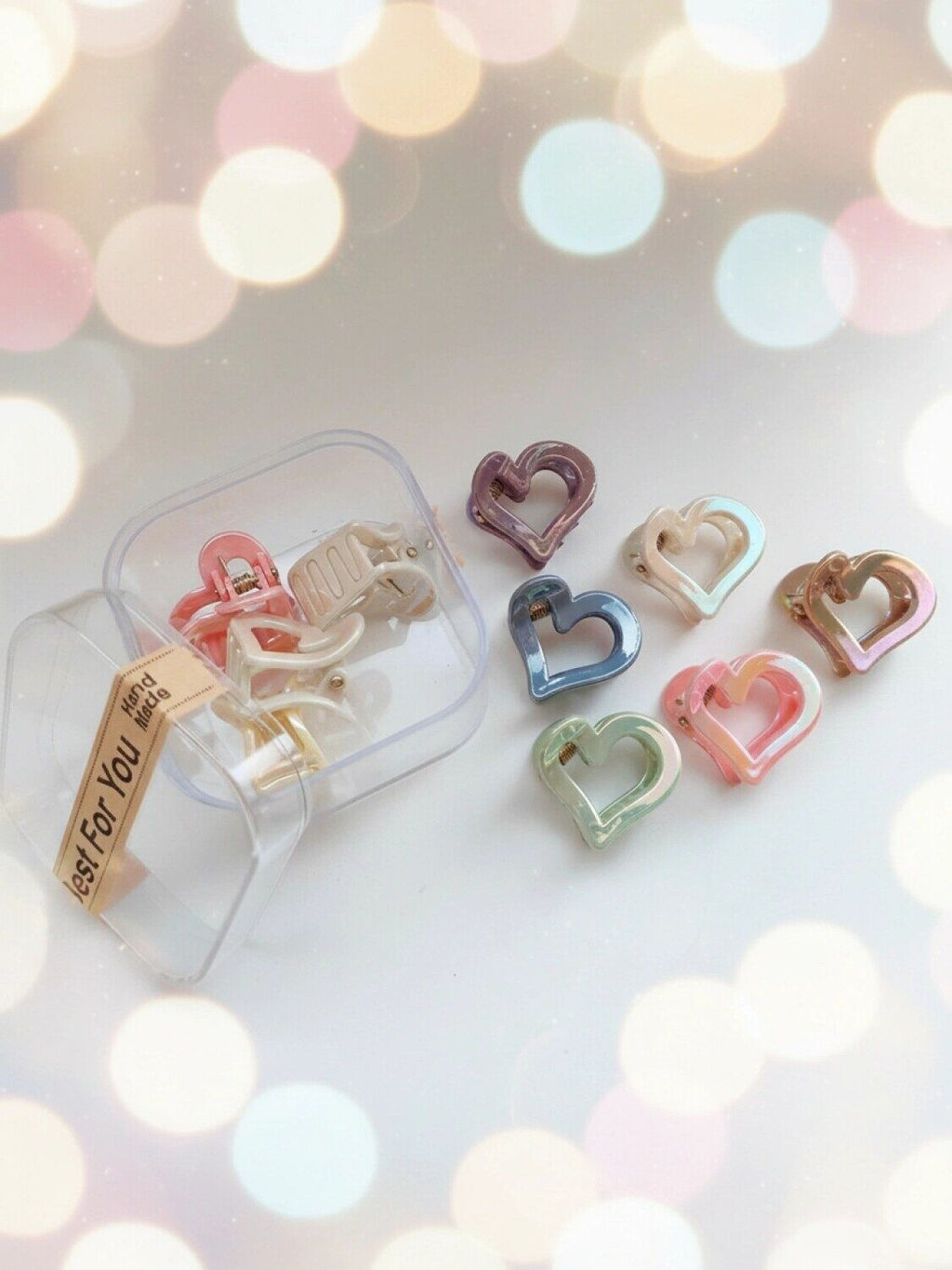 Набор крабиков для волос в боксе (10 шт)