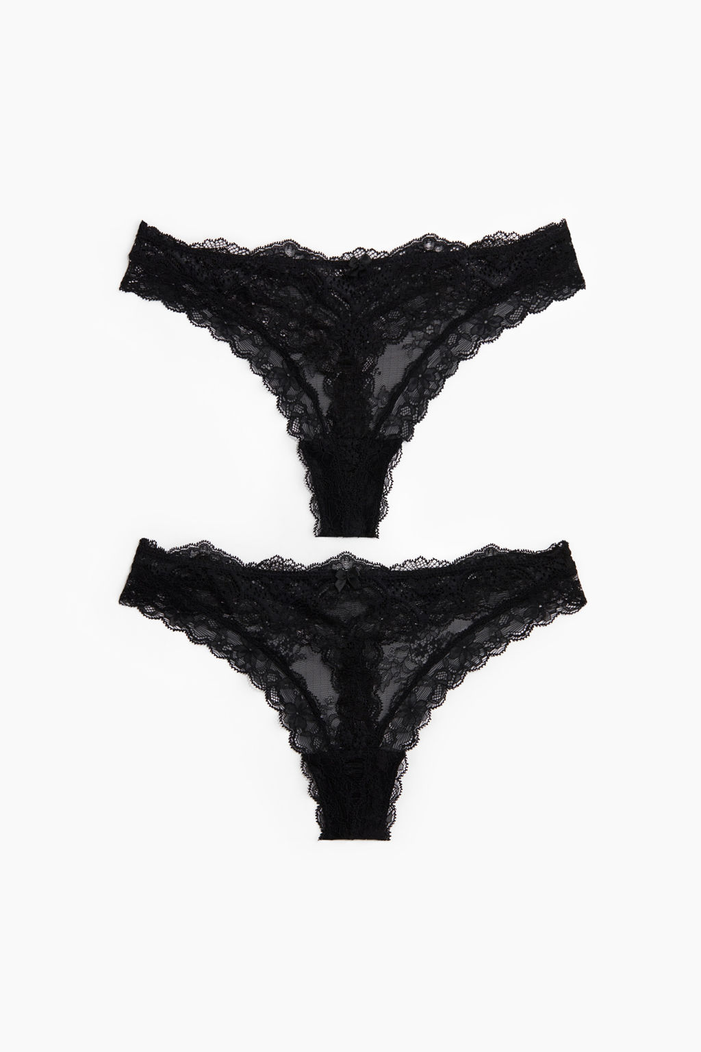 Pack de 2 bragas thong de encaje - H&m фото 2