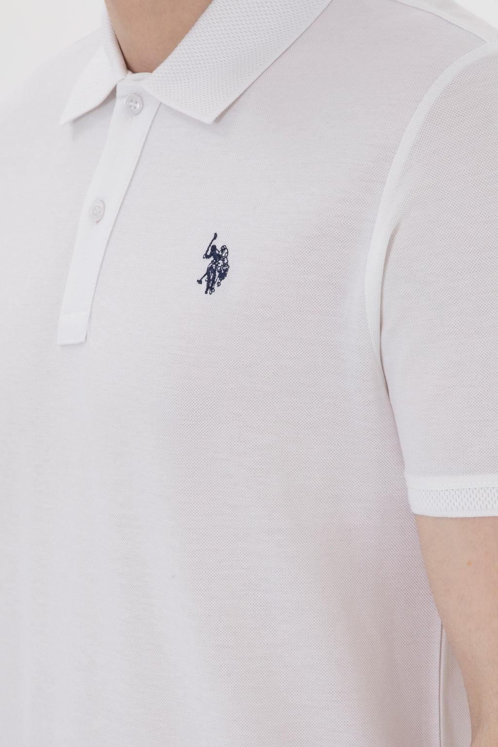 Erkek Regular Fit Polo Yaka Beyaz Basic Ti__rt Sepette S_rpriz _ndirim - U.s. polo assn фото 7