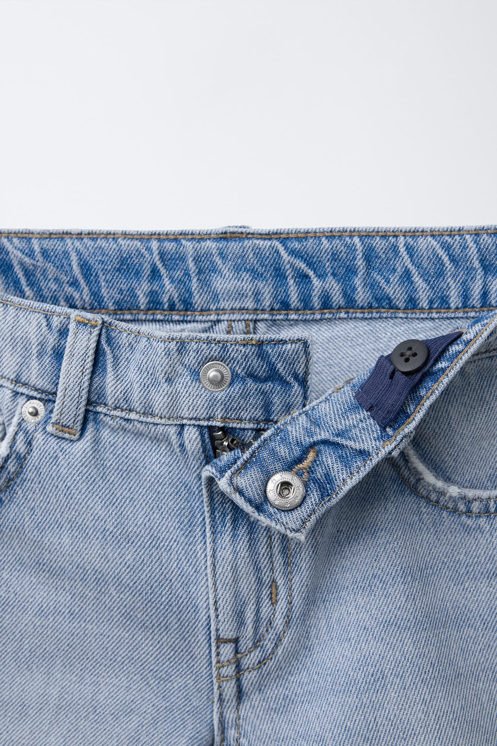 ORIGINAL FIT DENIM BERMUDA SHORTS - Zara фото 3