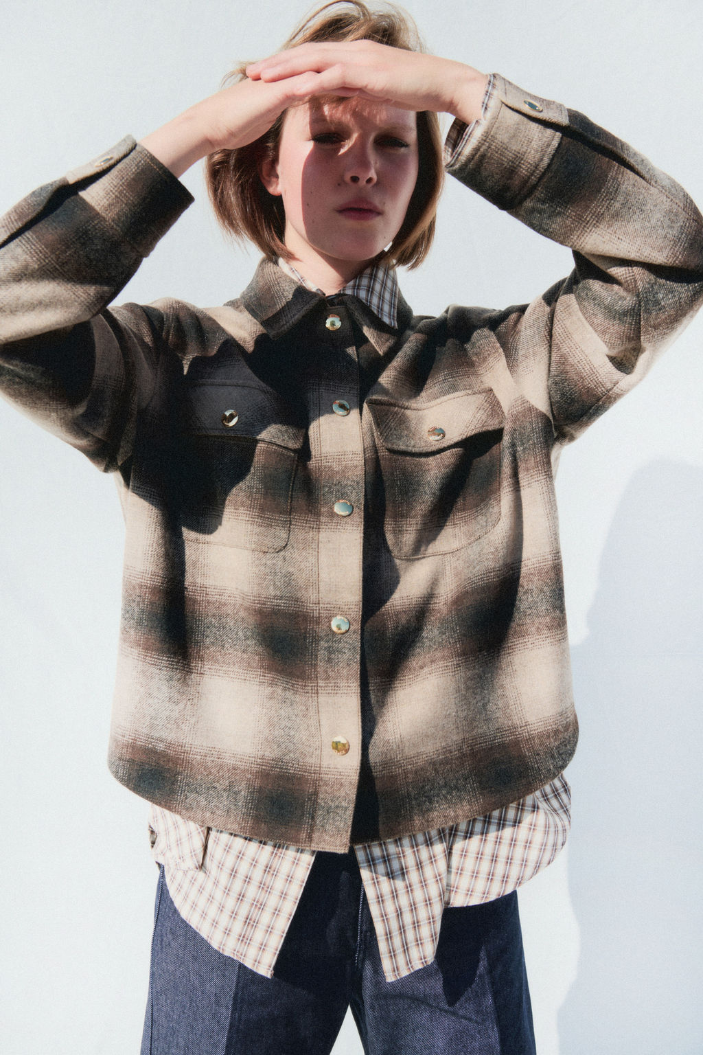 Chaqueta camisera oversize - H&m фото 4