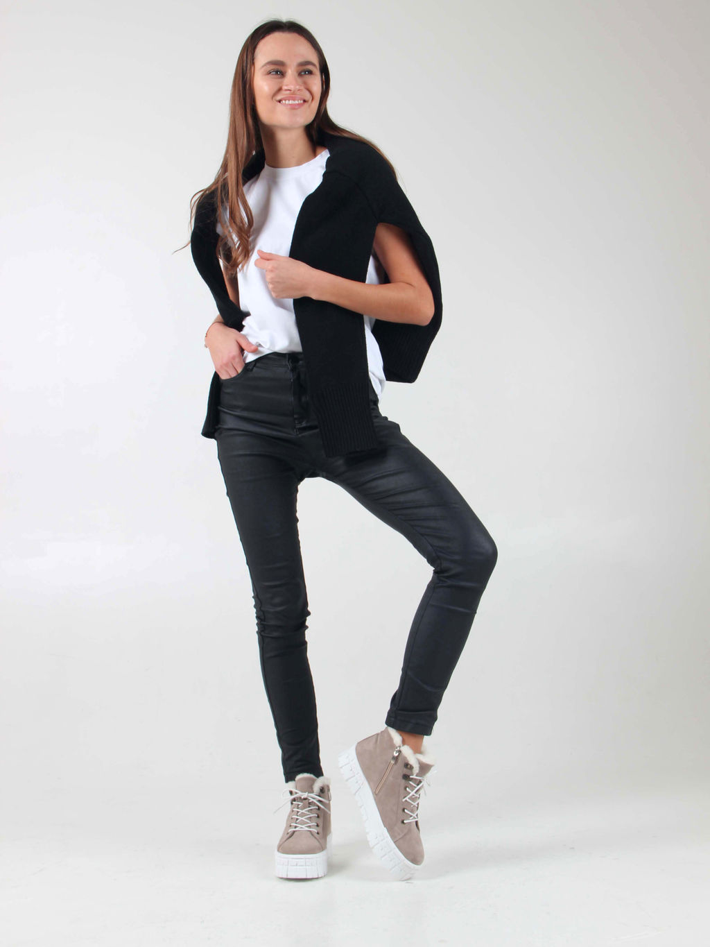 Ботинки EDART 243.212131 w. каменный замша/шерсть - Ed'art фото 10