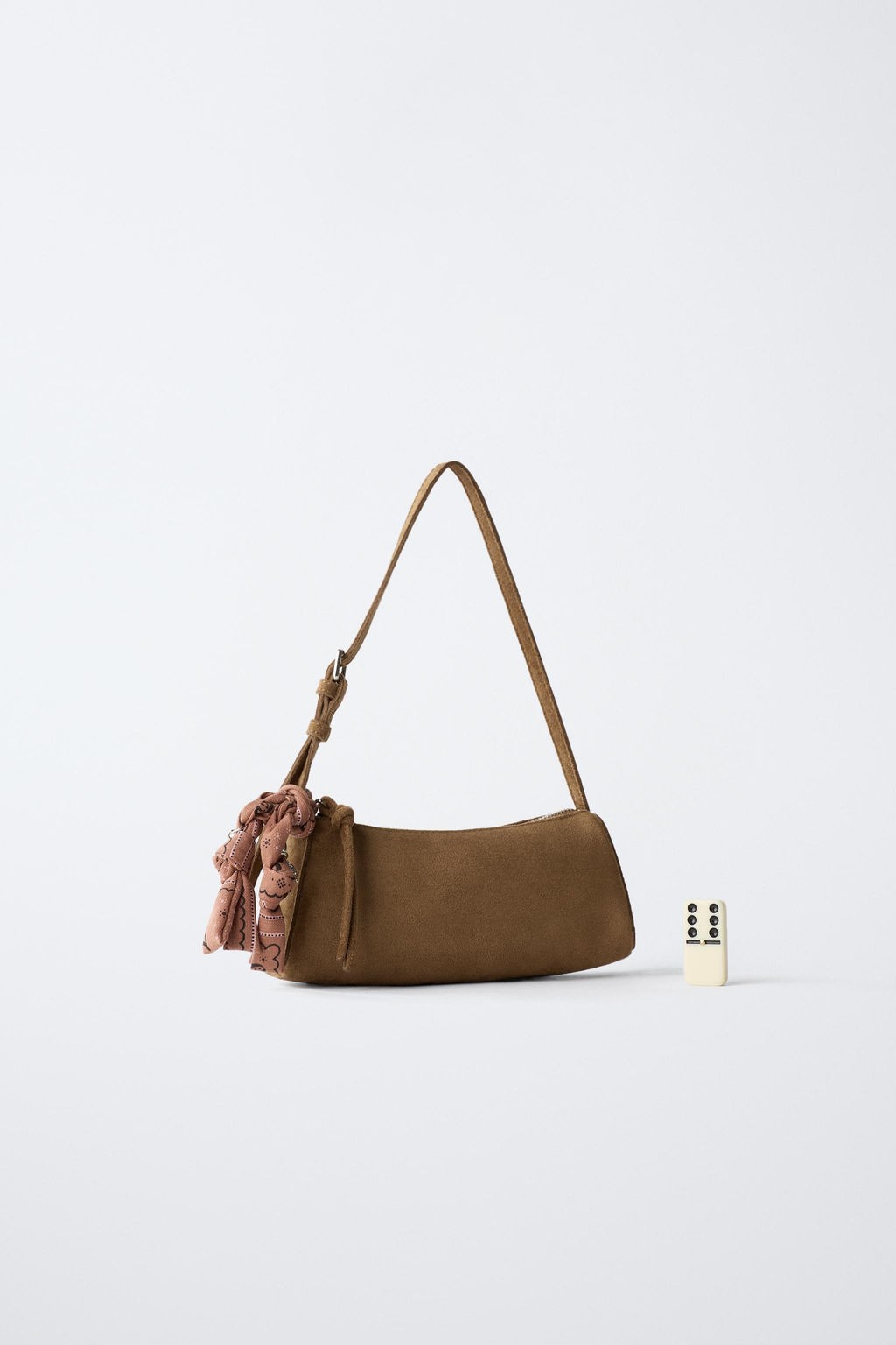 SHOULDER BAG WITH BANDANA - Zara фото 8