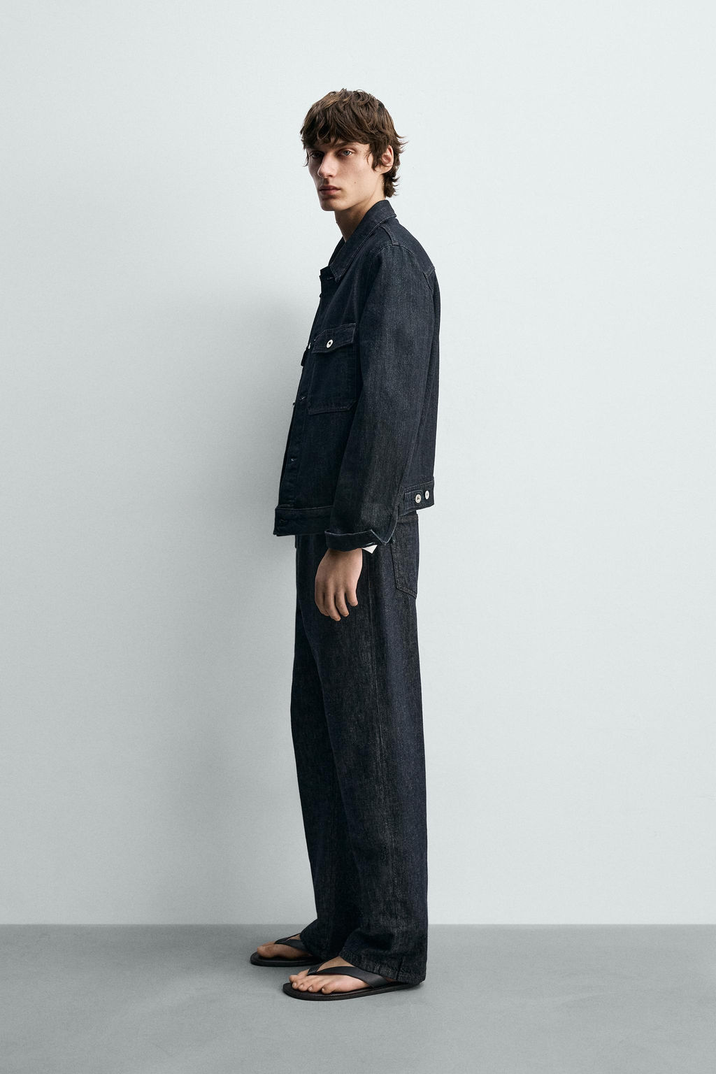 CAZADORA DENIM B?SICA / ?ndigo - Zara фото 4