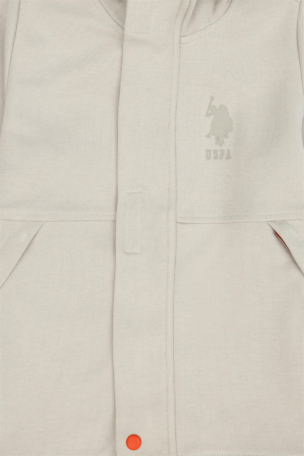 Бежевая толстовка с капюшоном для мальчика Неожиданная скидка в корзине - U.s. polo assn фото 3