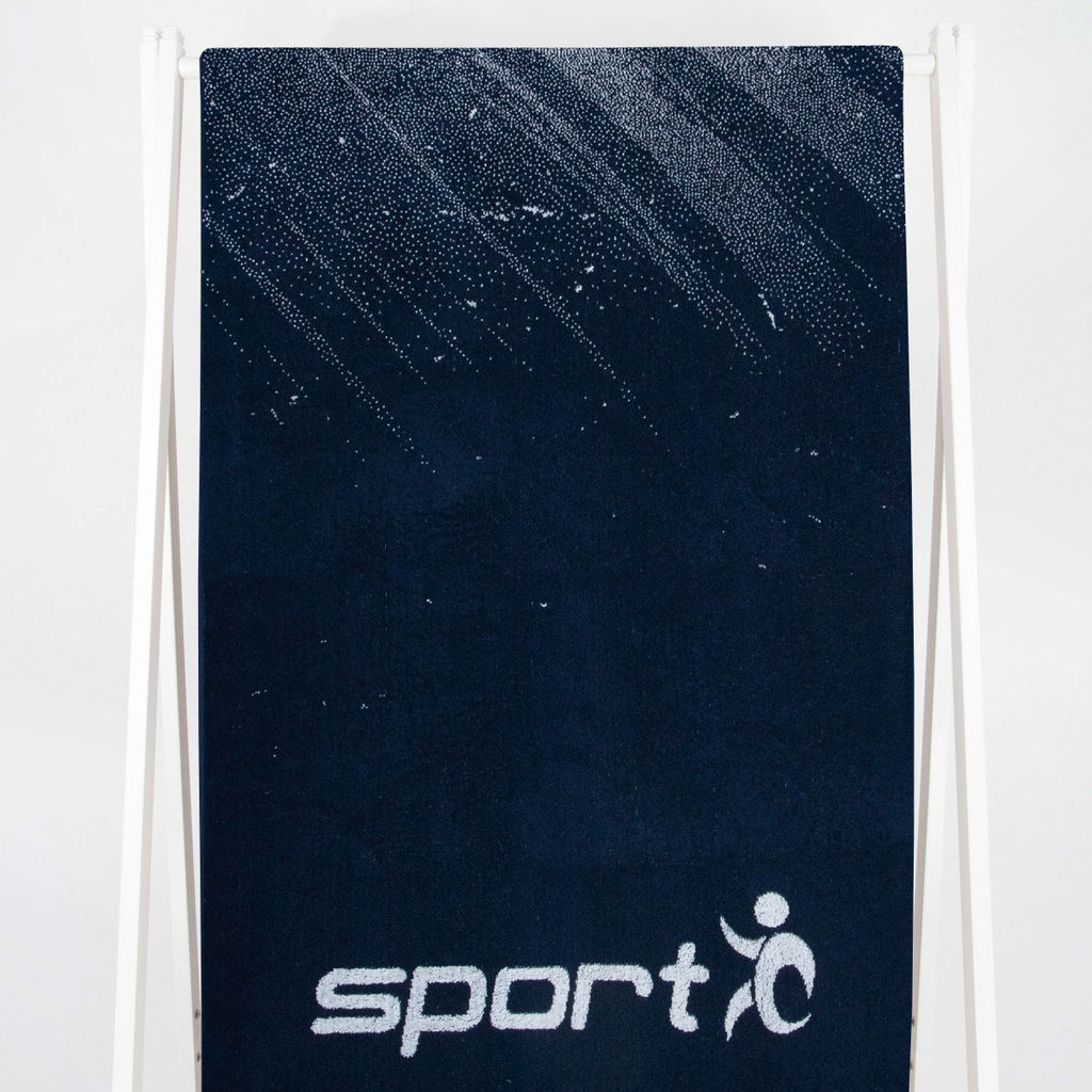 6с102.411ж1 Sport-collection (т.синий) Полотенце махровое 67х150см