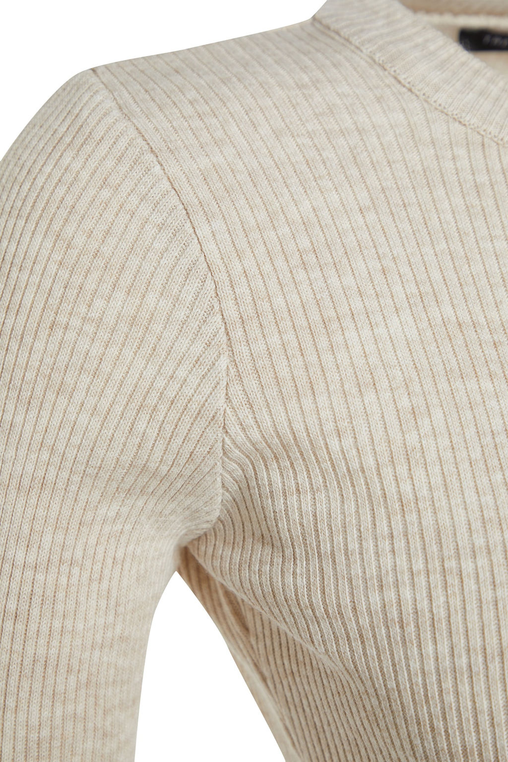 TRENDYOLMILLA Kahverengi Midi Triko Bisiklet Yaka Elbise TWOAW21EL0422 фото 31