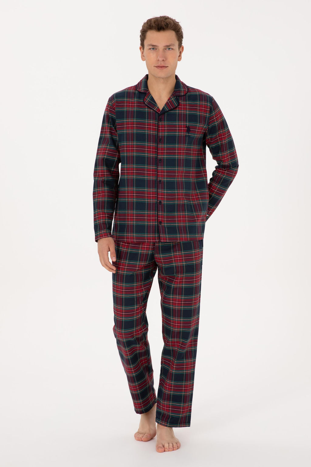 Erkek Bordo Pijama Tak_m_