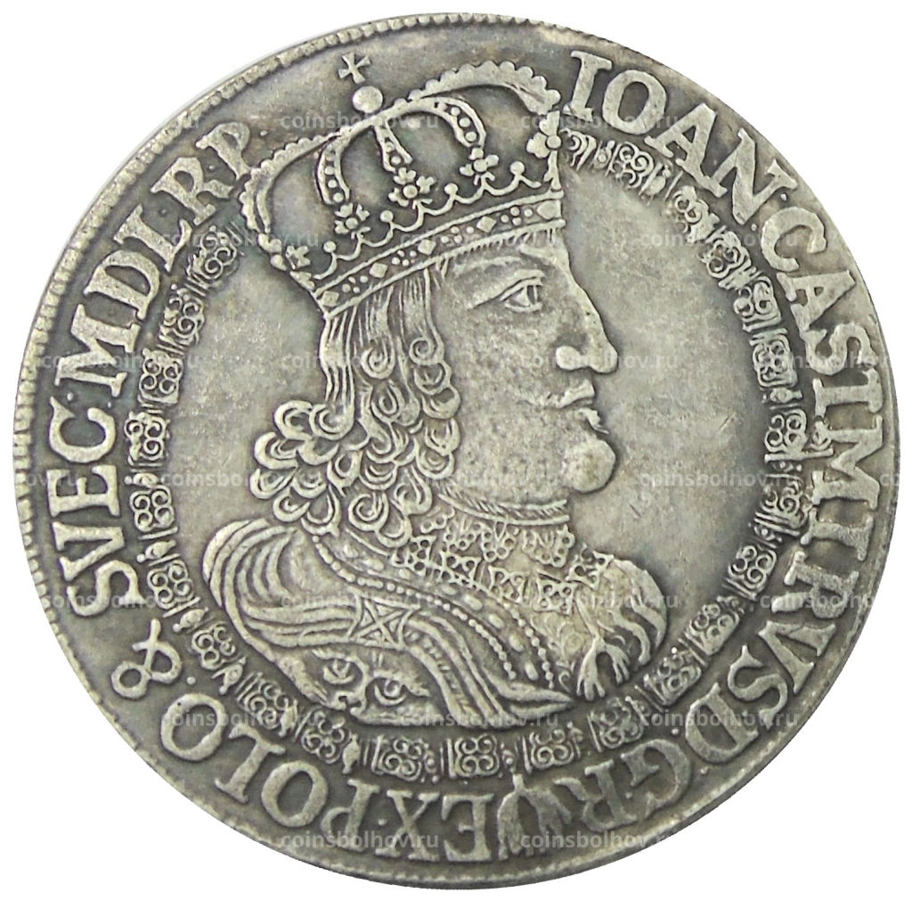 1 талер 1652 года Познань  Копия