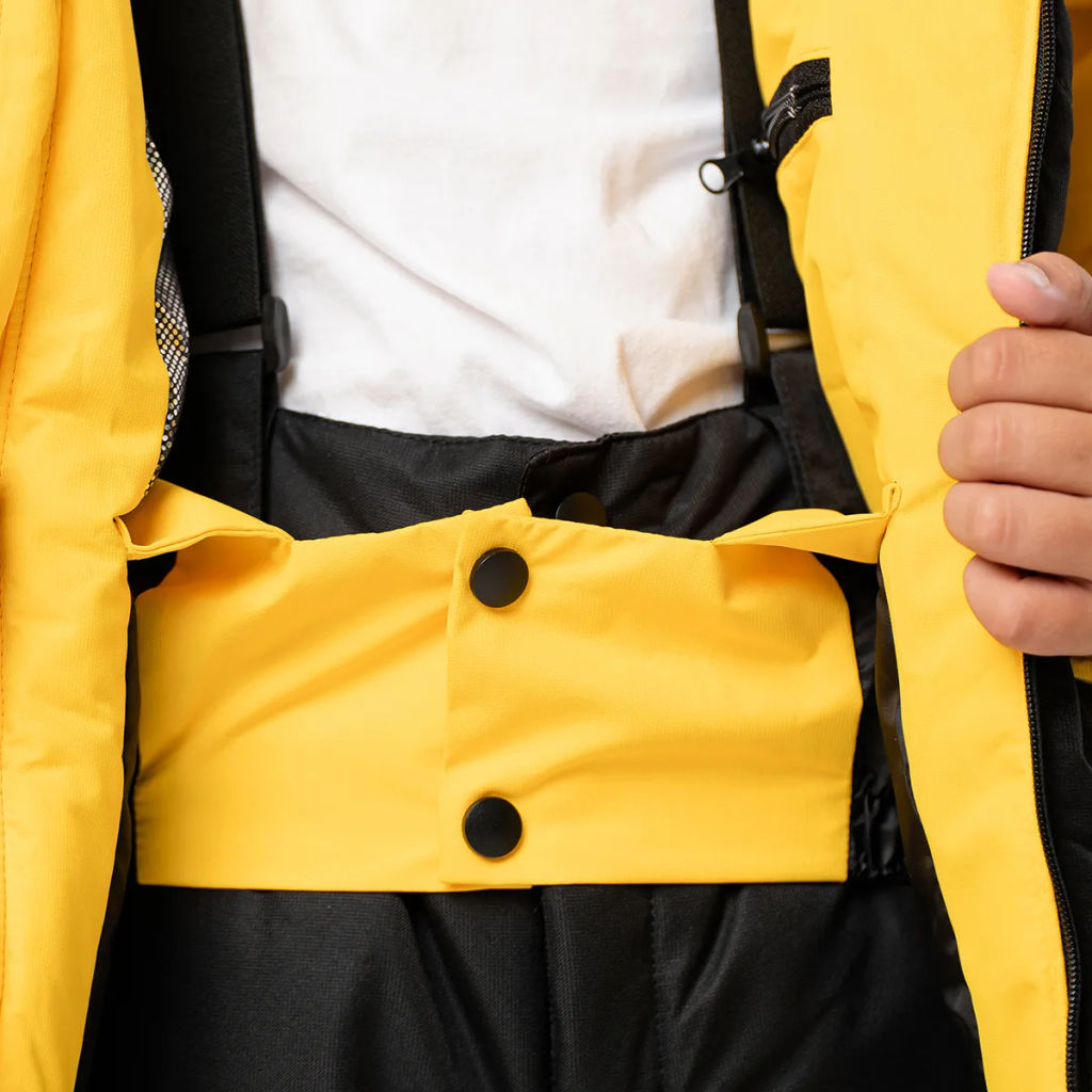 RODOS Утеплённый костюм М-228д Чёрный/Жёлтый